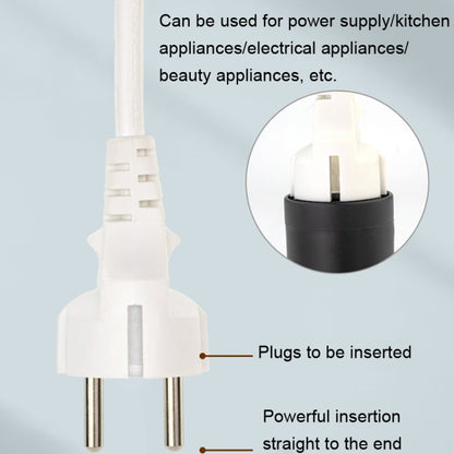 EU to Switzerland Convertible Plug With Ground Wire Travel Adaptor Black