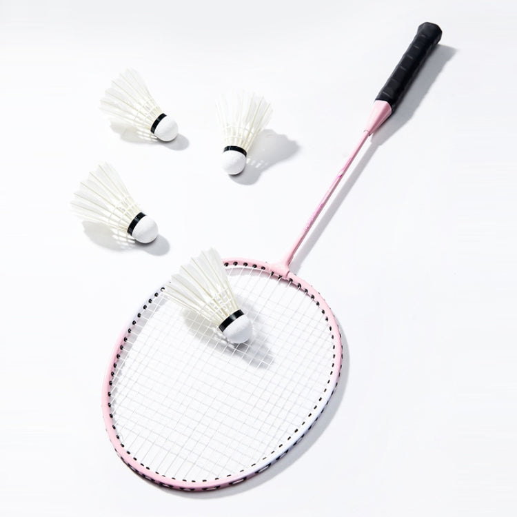 CROSSWAY 2pcs set Adult Beginner Badminton Racket Sporting Goods Color AS01Black Red Upgrade