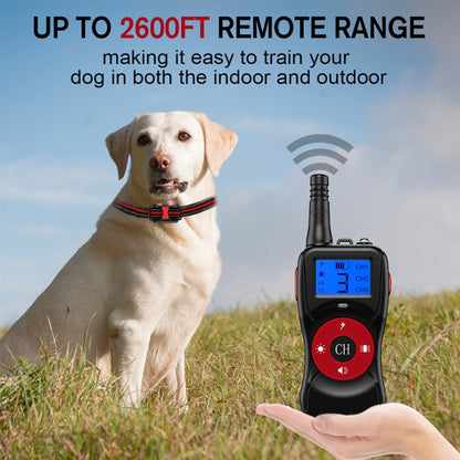 Smart Electronic Remote Control Dog Training Device Waterproof Pets Bark Stopper Size For Two Dog Orange