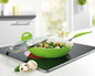 Nonstick Frypan With Glass Lid 24cm