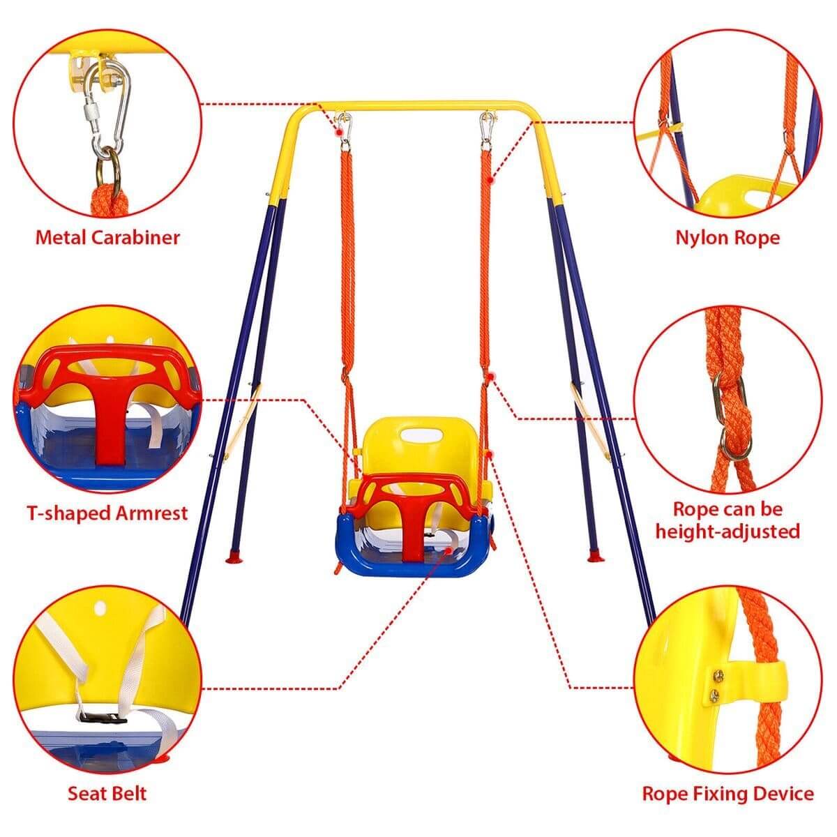 3 in 1 Baby Swing Set