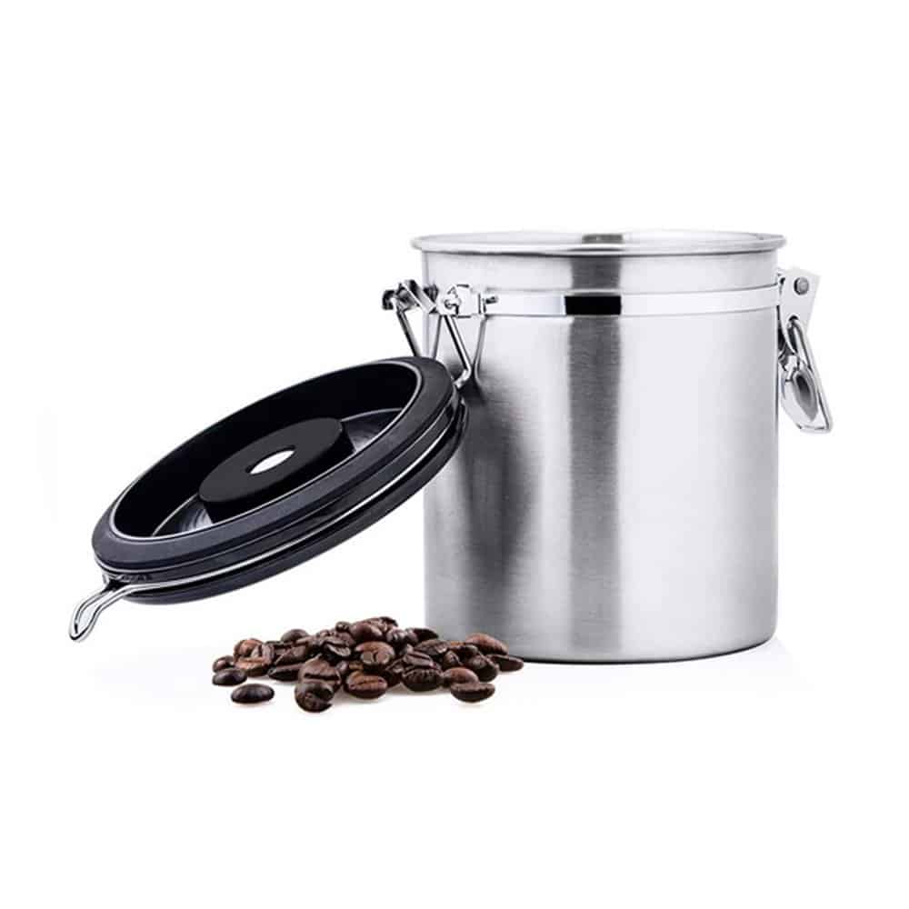 Killer Deals Kitchen Stainless Steel Airfresh Coffee Storage Container 750g