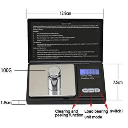 High Shape Notebook Series Electronic Digital Mini Scale 500g