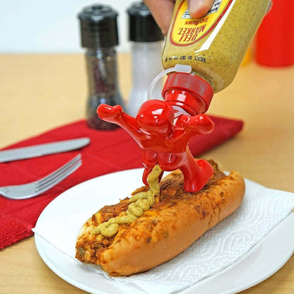 Sir Perky Novelty Condiment Bottle Topper