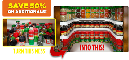 Spicy Shelf Organizer