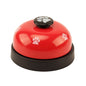 Pet Toy Training Called Dinner Small Bell Footprint Ring Dog Toys Red