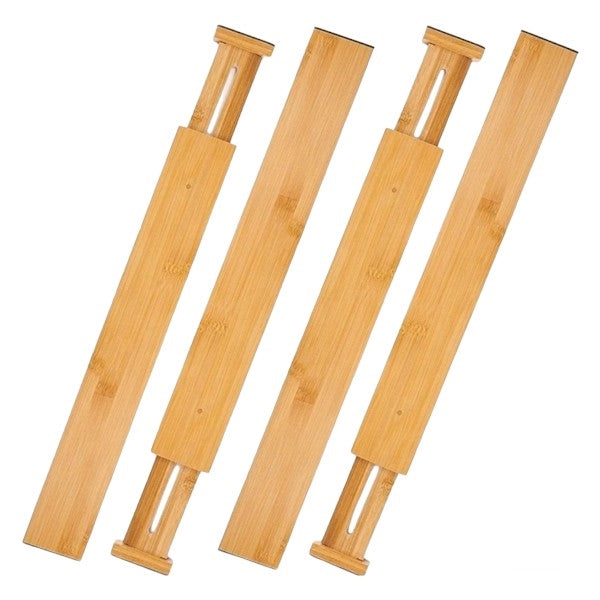 Adjustable Drawer Dividers Expandable Natural Bamboo Adjustable Drawer Dividers Organizer