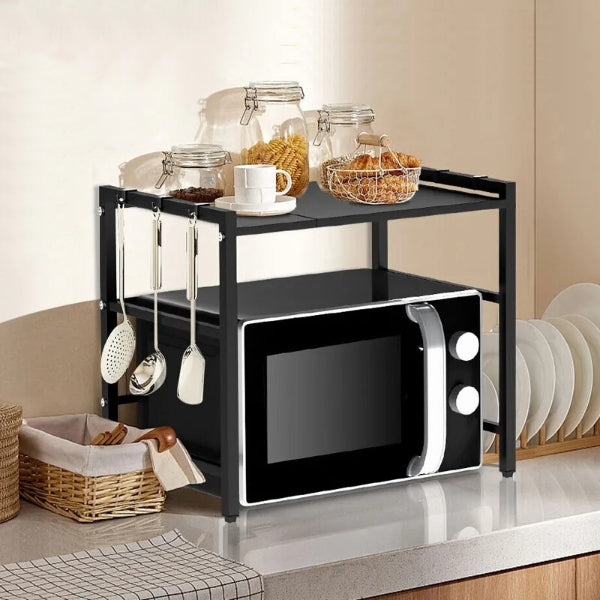 Microwave Oven Rack Kitchen Microwave Oven Holder Rack Iron Storage Organizer Shelf Stand