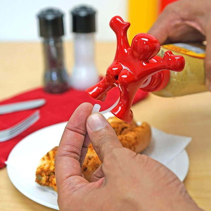 Sir Perky Novelty Condiment Bottle Topper