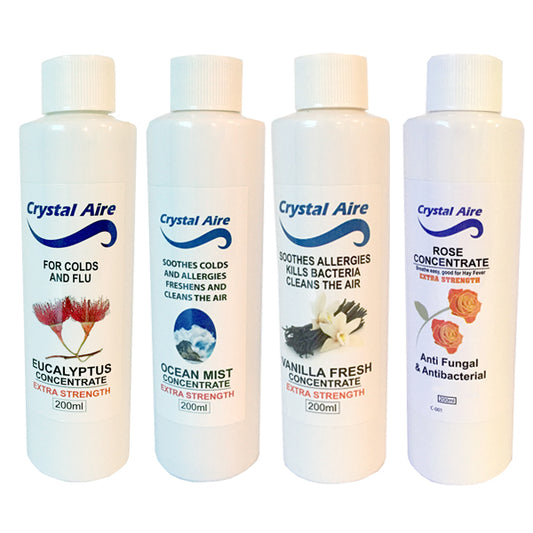 Crystal Aire Assorted 200ml Concentrates 4 pack