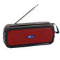 BAIJIALI SY 918 Solar Emergency Radio Read U Disk Large Volume Speaker LED Light Portable Player Red