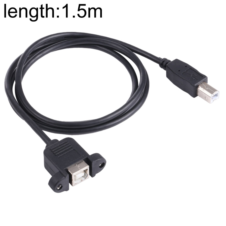 USB BM to BF Printer Extension Cable with Screw Hole Length 1 5m