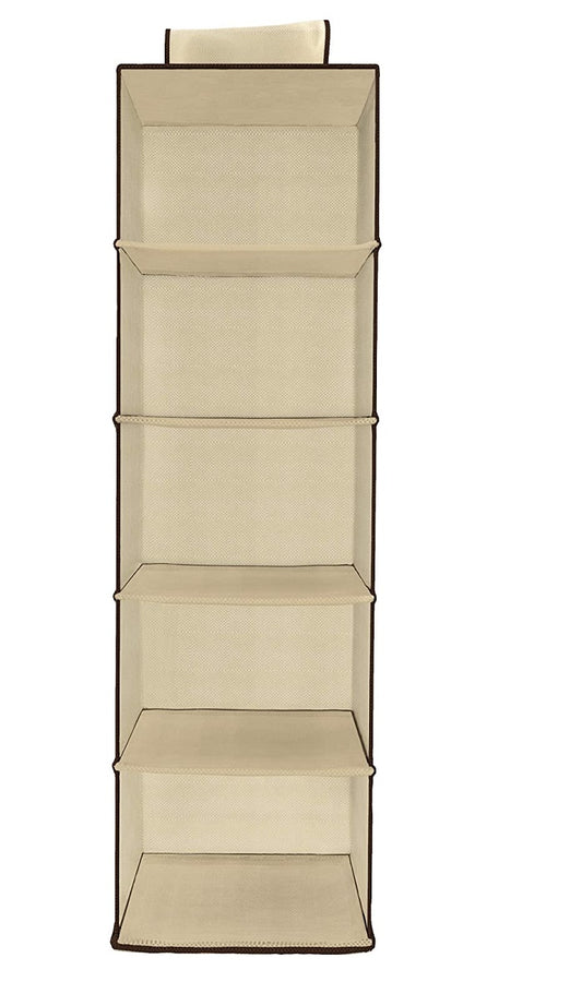 5 Shelve Home Hanging Closet Organizer