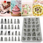 Cake Decorating Nozzle Set 24 pcs