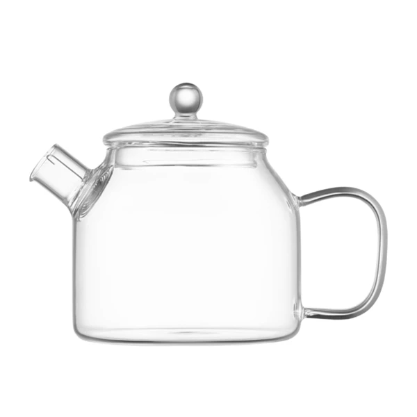 Borosilicate Glass Teapot 1000ml Clear Borosilicate Glass Teapot