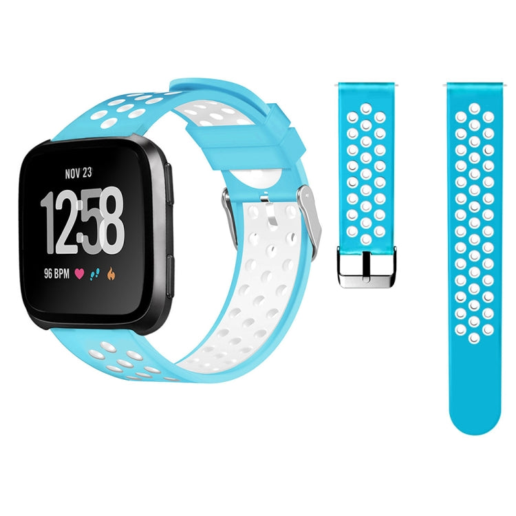 For Fitbit Versa Simple Fashion Silicone Watch Band Baby Blue