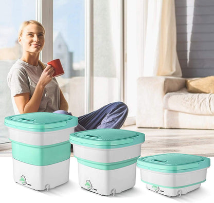 Portable Folding Laundry Ultrasonic Semi automatic Clothes Washing Machine