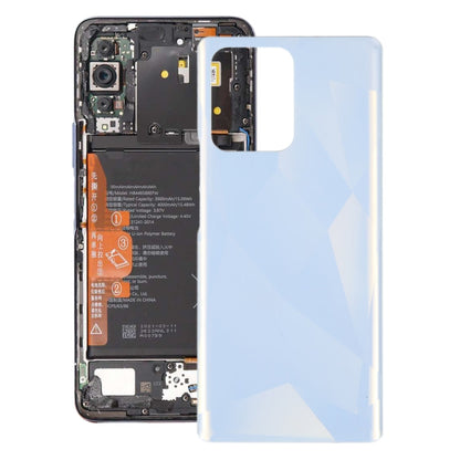 For Honor 80 SE OEM Glass Battery Back Cover Baby Blue