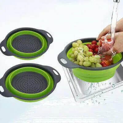 Collapsible Colanders Set 1Pc