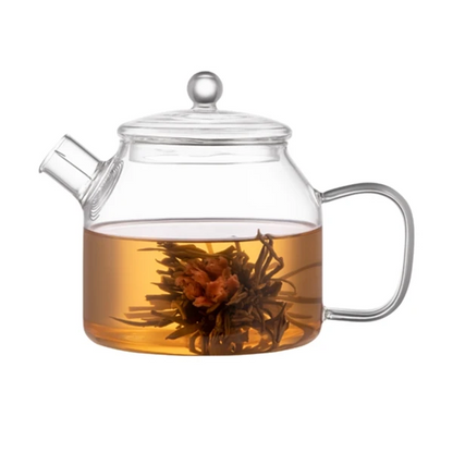 Borosilicate Glass Teapot 1000ml Clear Borosilicate Glass Teapot