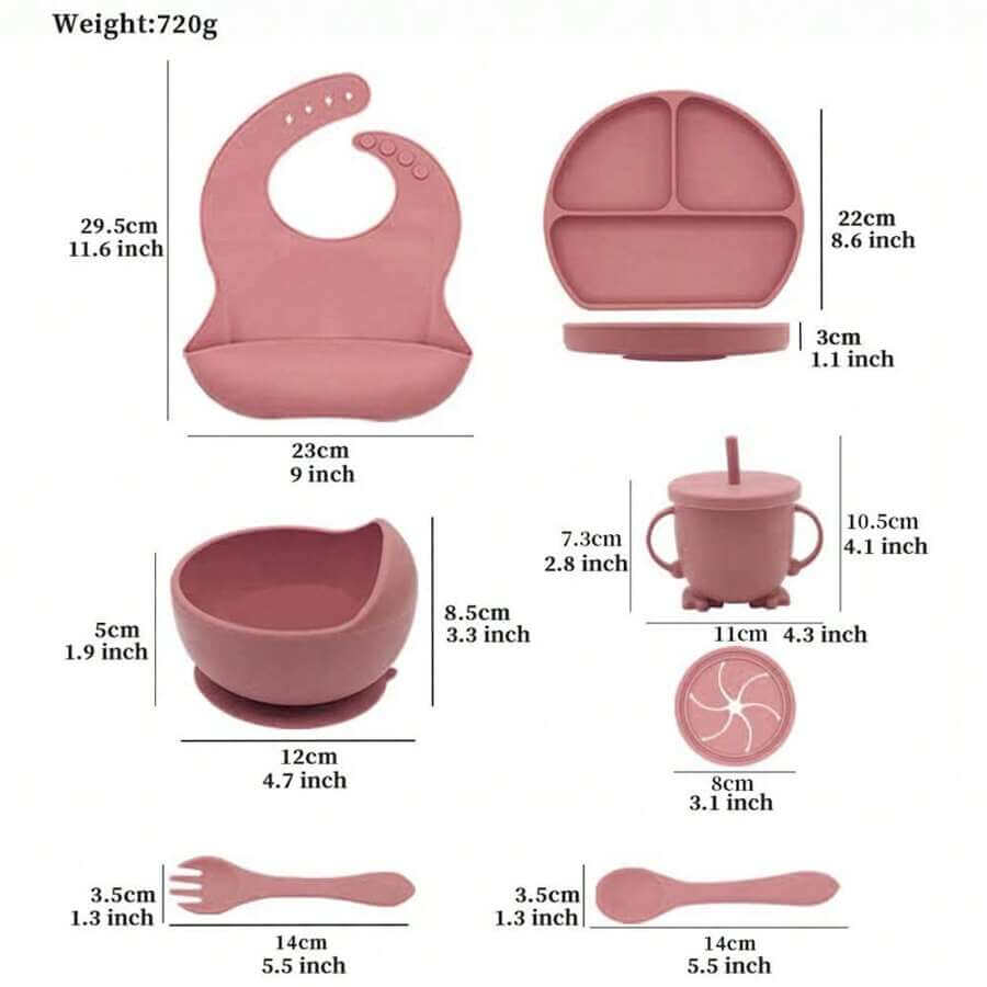 7 Piece Baby Feeding Set