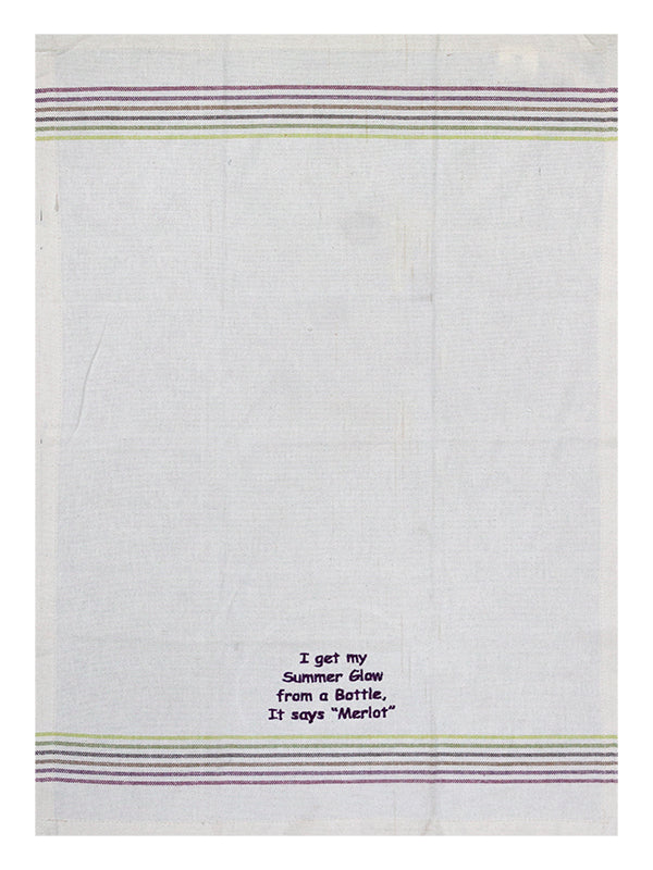 Bunty s Kitchen Towel Design 2134 048x072cms 05 Pc Pack Qoutes