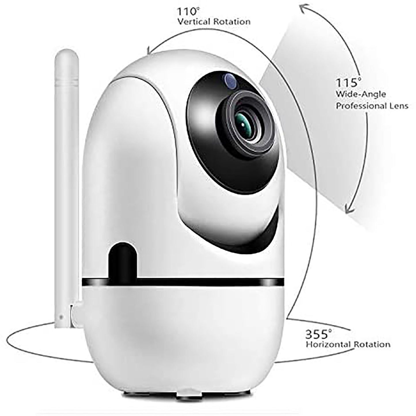 Auto Track Wireless WiFi IP Camera Surveillance Security Monitor Camera