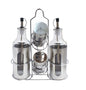 Homeware 4 pcs Oil Vinegar Salt Pepper Spice Set