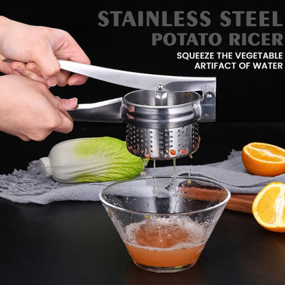 Stainless Steel Potato Ricer Masher Multi function Stainless Steel Food Ricer Masher Fruit Juicer Squeezer Machine Kitchen Tool