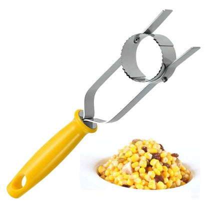 Stainless Steel Corn Threshing Peeler Stripper Corns Cob Remover Cutter