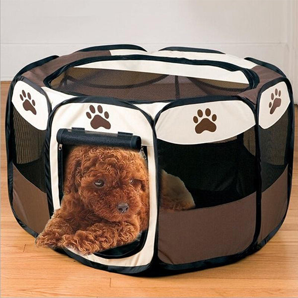 Foldable Pet Playpen For Dogs Pop Up Indoor and Outdoor Use