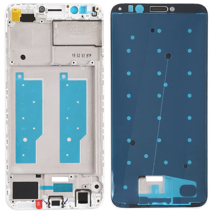 Front Housing LCD Frame Bezel for Huawei Honor Play 7C White