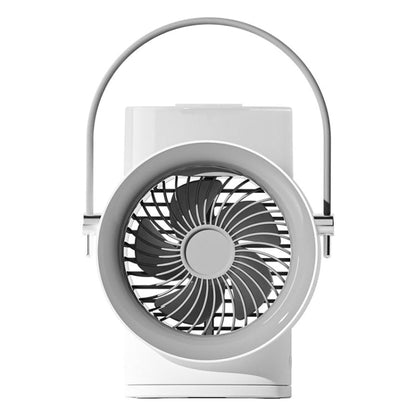 WT F50 Summer Desktop USB Mini Portable Water Cold Air Conditioning Fan White