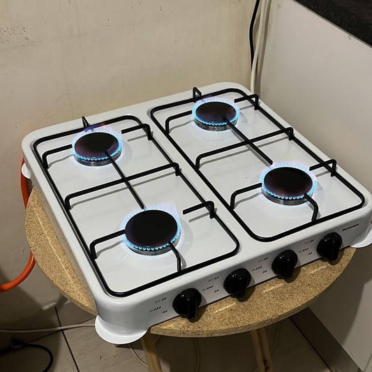 Portable 4 Plate Gas Stove with Accessories