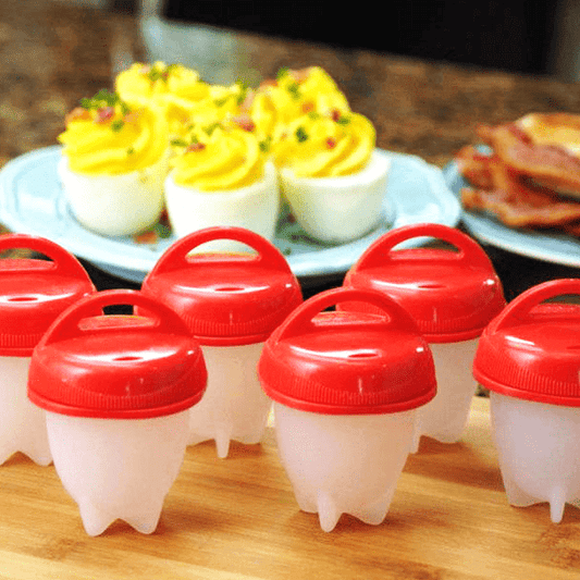 6 pcs Silicone Egg Boil Pods