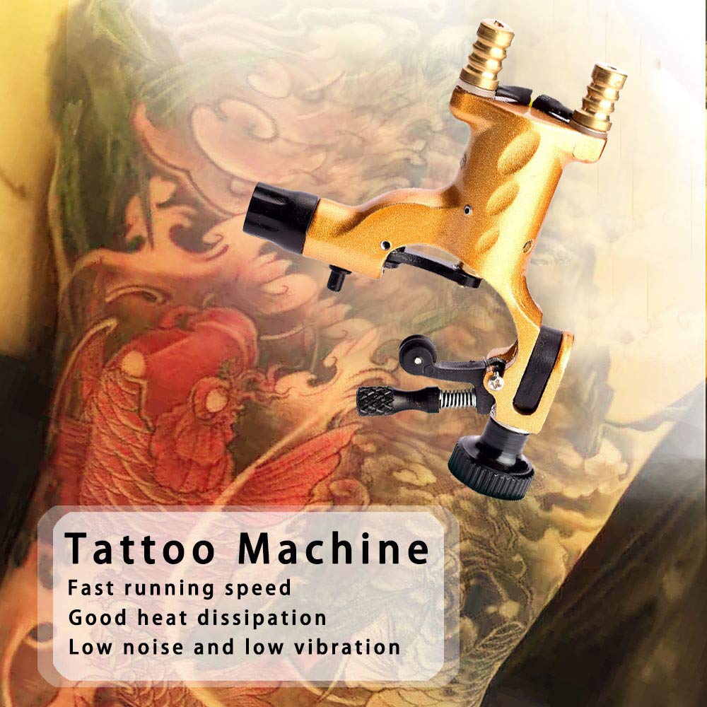 Tattoo Machine Gun Liner Shader Gold