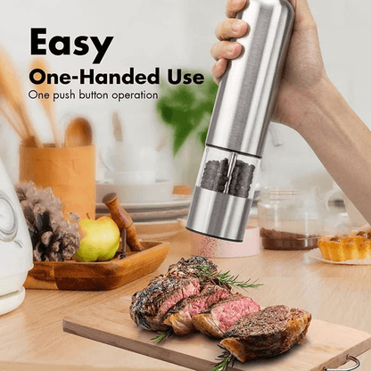 2 Piece Stainless steel Electric Spice Grinder