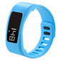 For Garmin Vivofit 1 Smart Watch Silicone Watch Band Length about 21cm Baby Blue