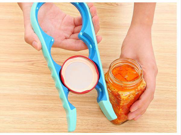 Easy Open Multifunctional Jar and Bottle Opener